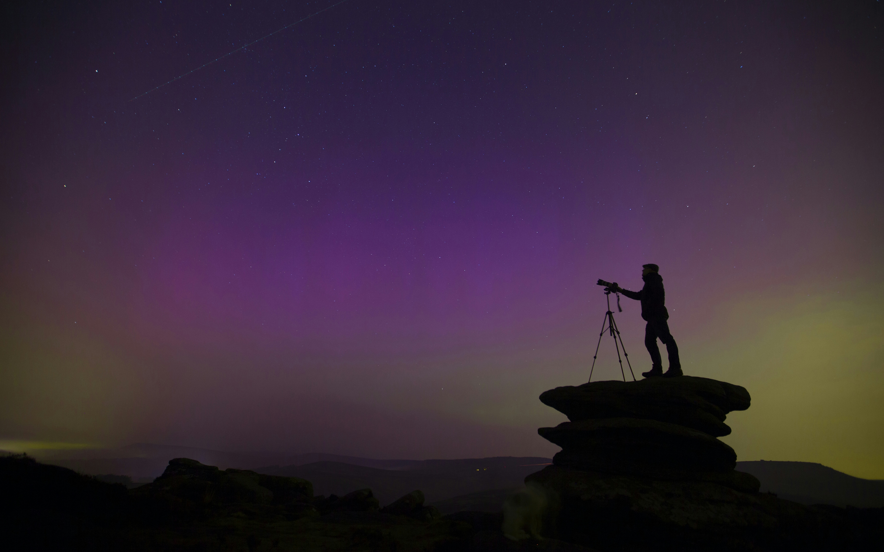 Rod Kirkpatrick shooting the night sky
